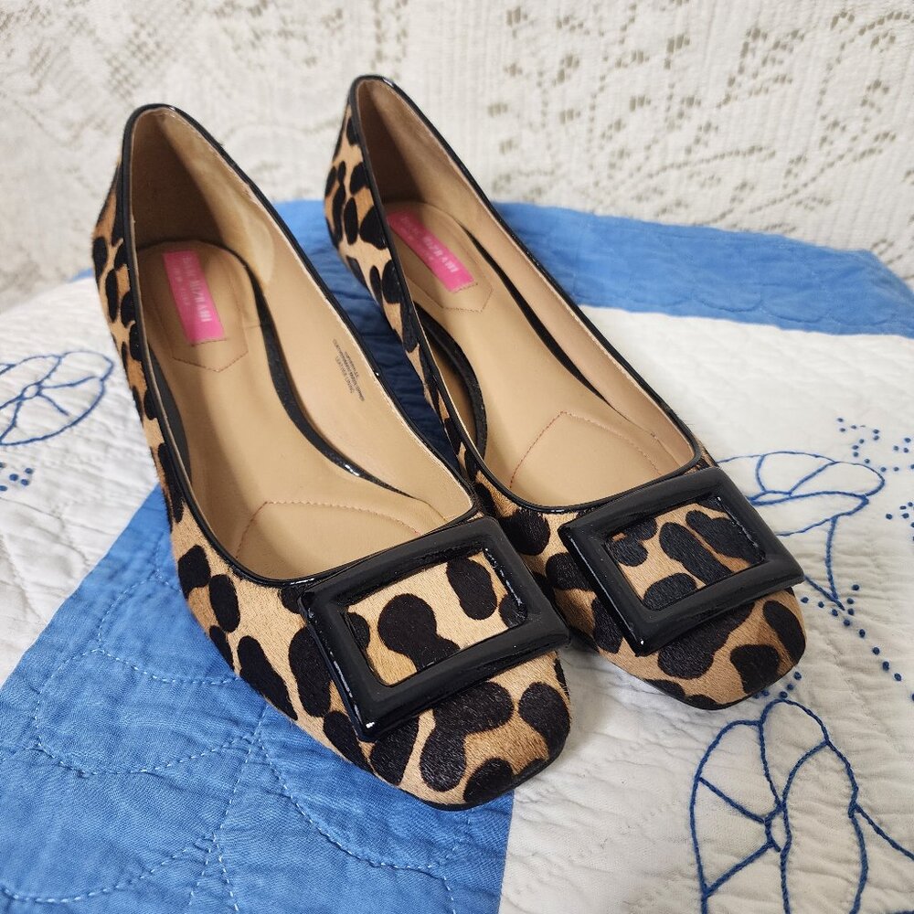 Leopard print heels size 8